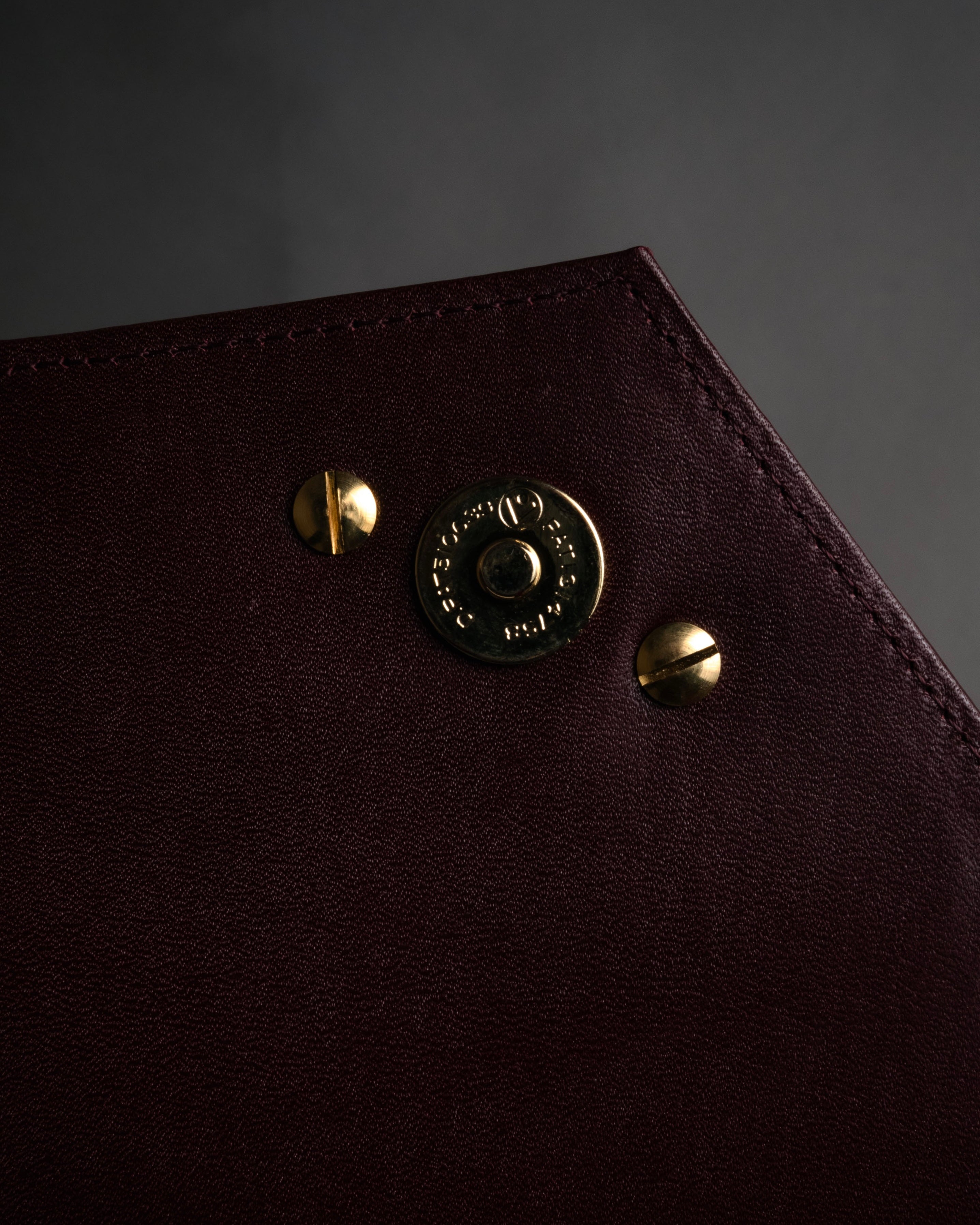 “Christian Dior” 1980’s-1990’s CD logo envelope chain bag
