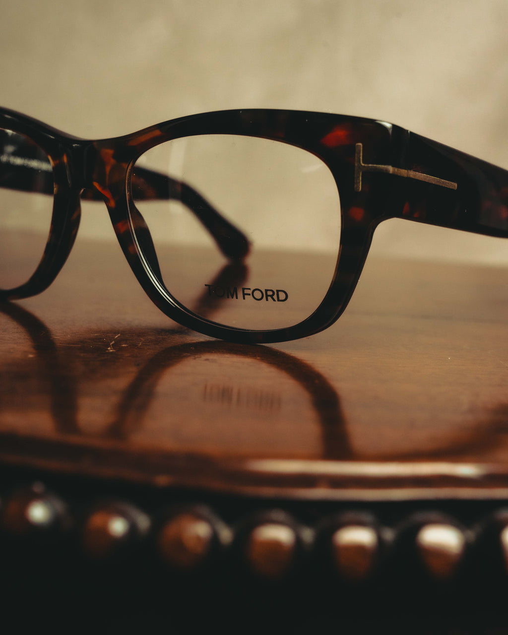 "TOM FORD" 10's Classic square eyeglasses