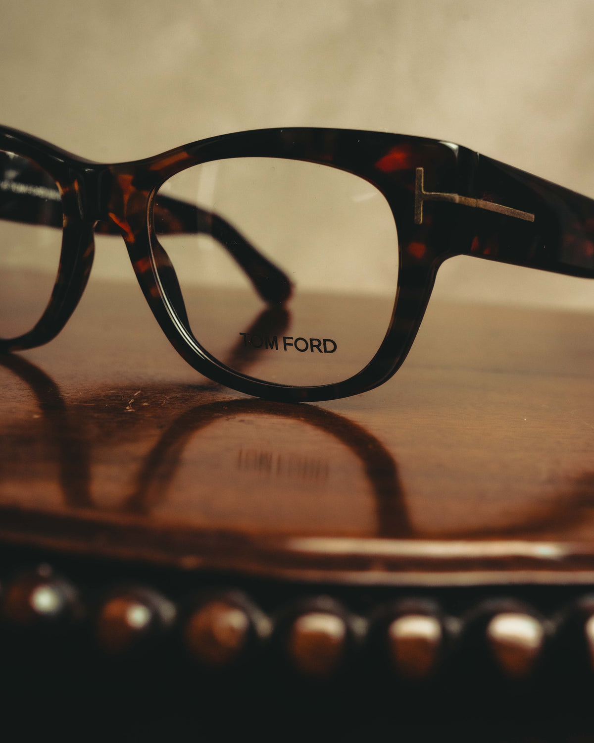 "TOM FORD" 10's Classic square eyeglasses