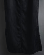 "DRIES VAN NOTEN" 10’s cupro-cotton satin long skirt