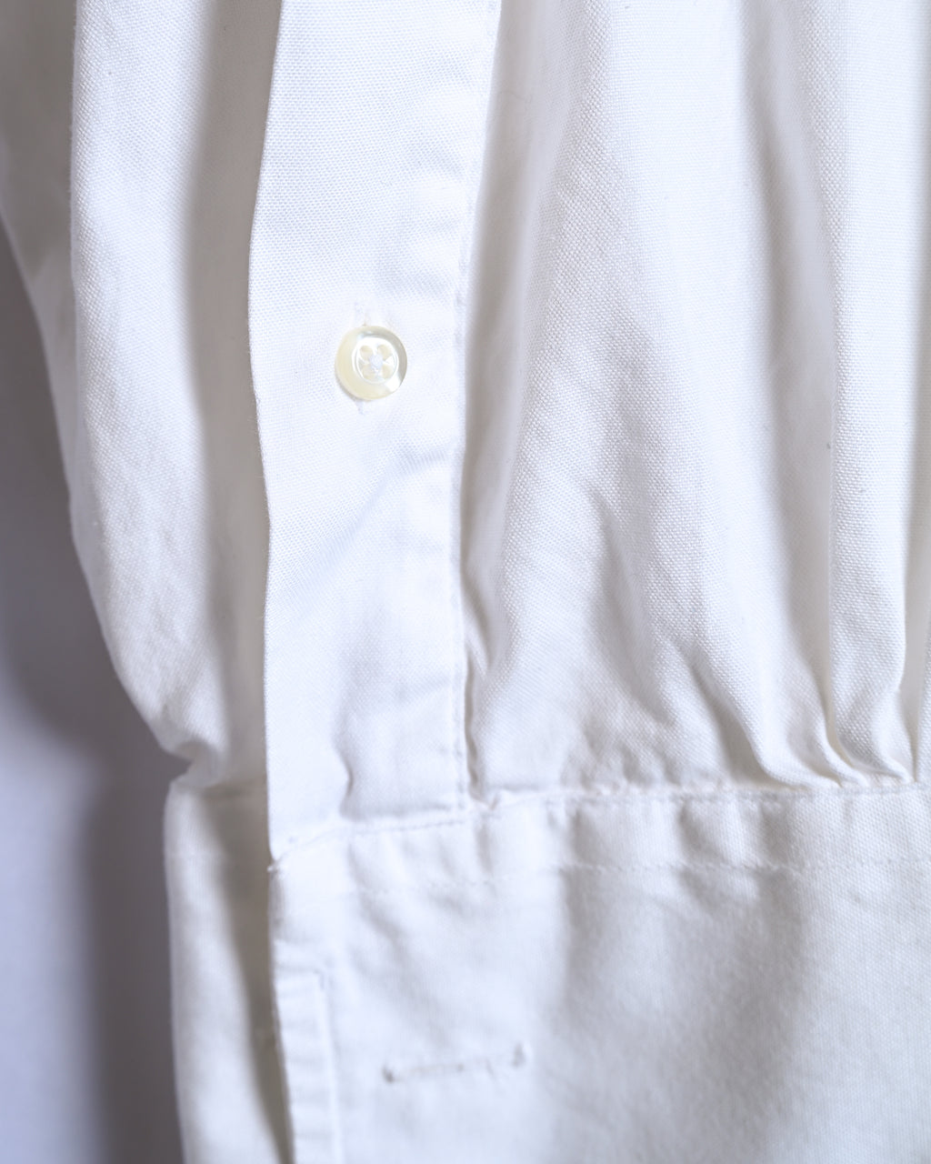 BROOKS BROTHERS/ Relax Fit Cotton French Cuff Shirt White