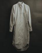 -SPECIAL- “THOM BROWNE” 2010’s tricolor grosgrain oxford shirt dress