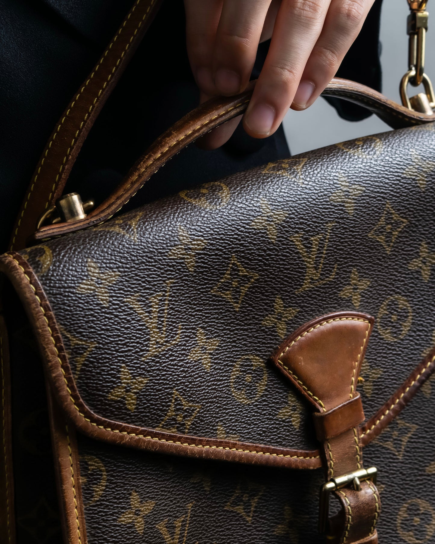 "LOUIS VUITTON" Monogram pattern belair 2way bag