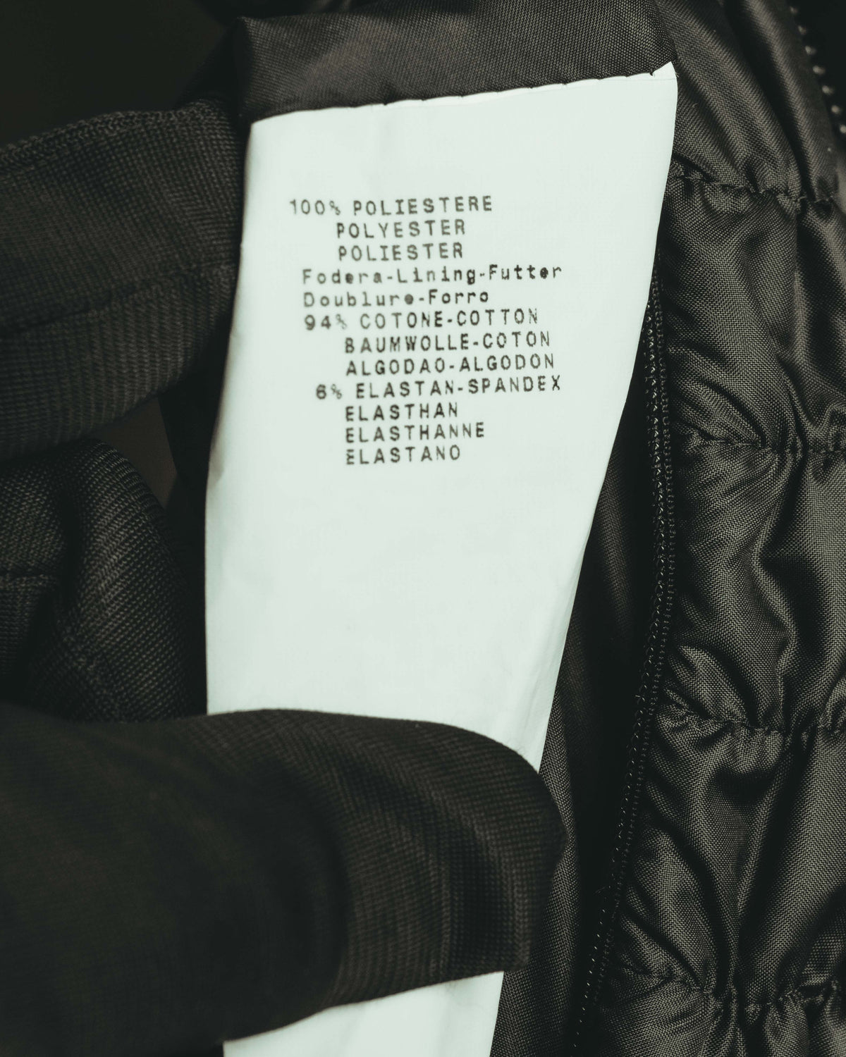 "ARMANI COLLEZIONI" 00's-10's Sculptural ruched zip-up jacket