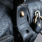 "Chloe" Eclipse series logo engraved leather mini boston bag