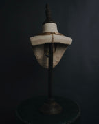 "Christian Dior" 80’s wide mesh pavé bar necklace