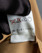 "GUCCI" silk blended shirt jacket