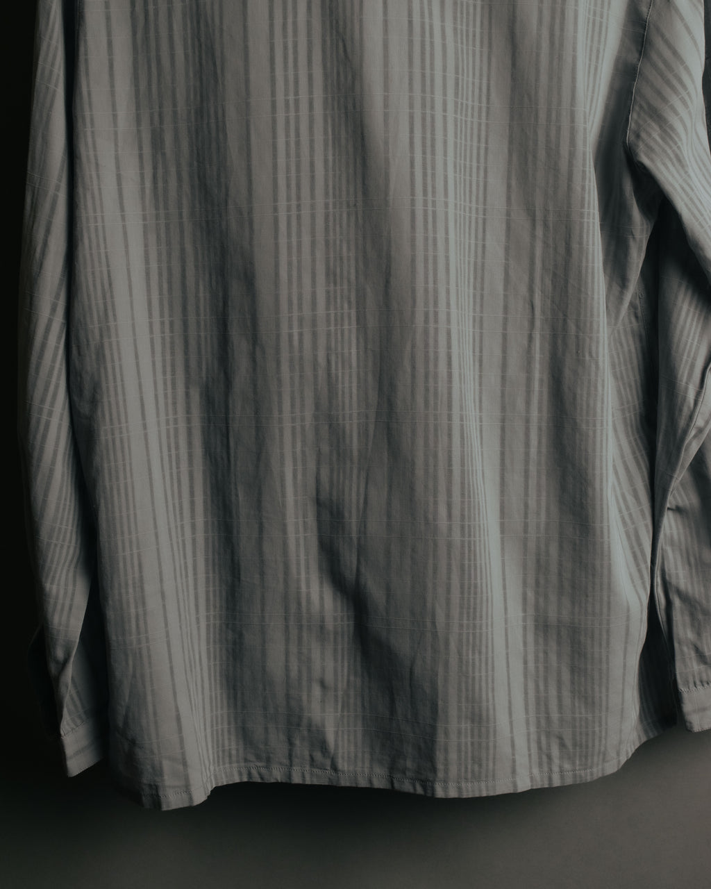 “Christian Dior” 80’s-90’s Sheer check open collar shirt