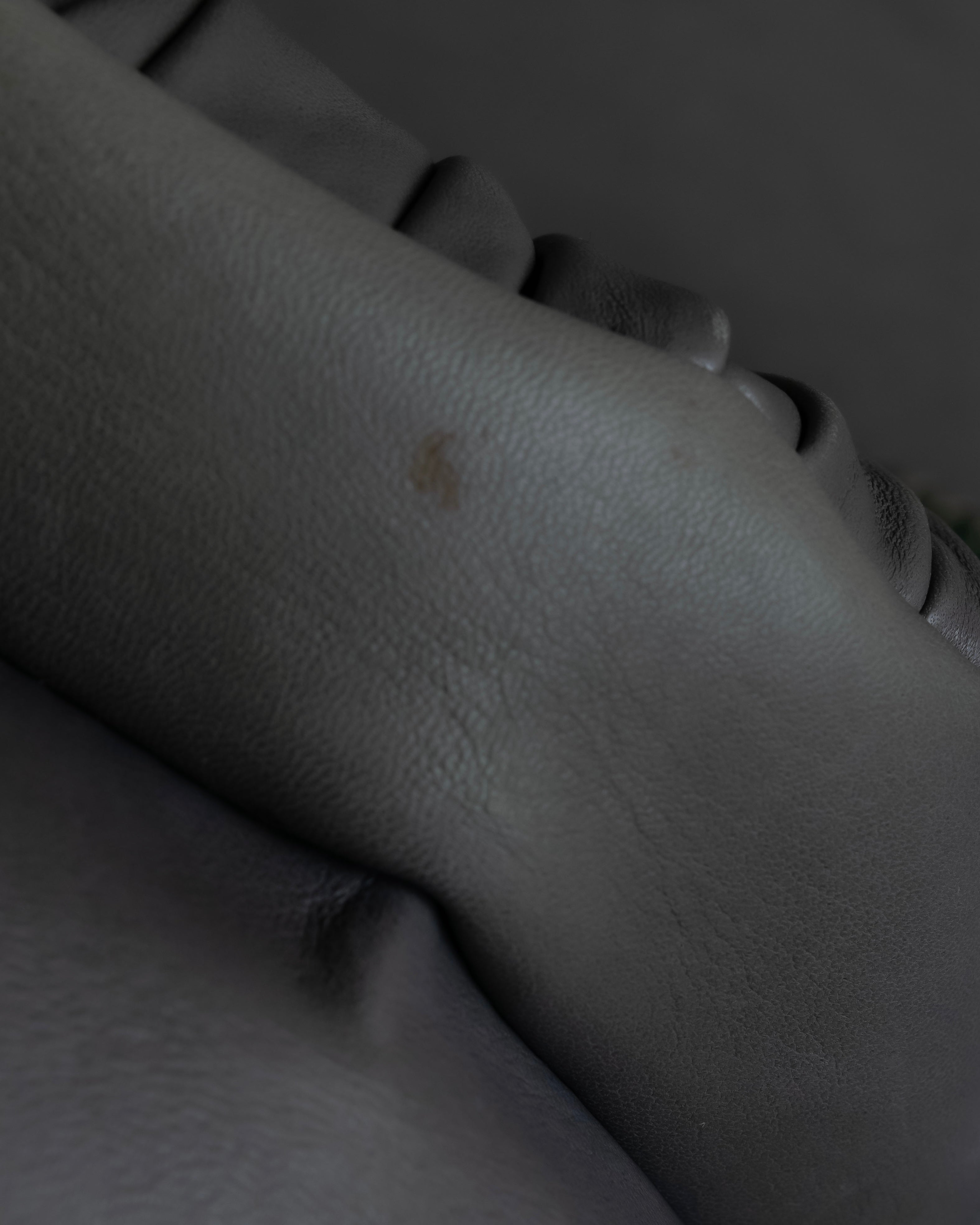 "Christian Dior" John Galliano period Gathering design leather hand bag