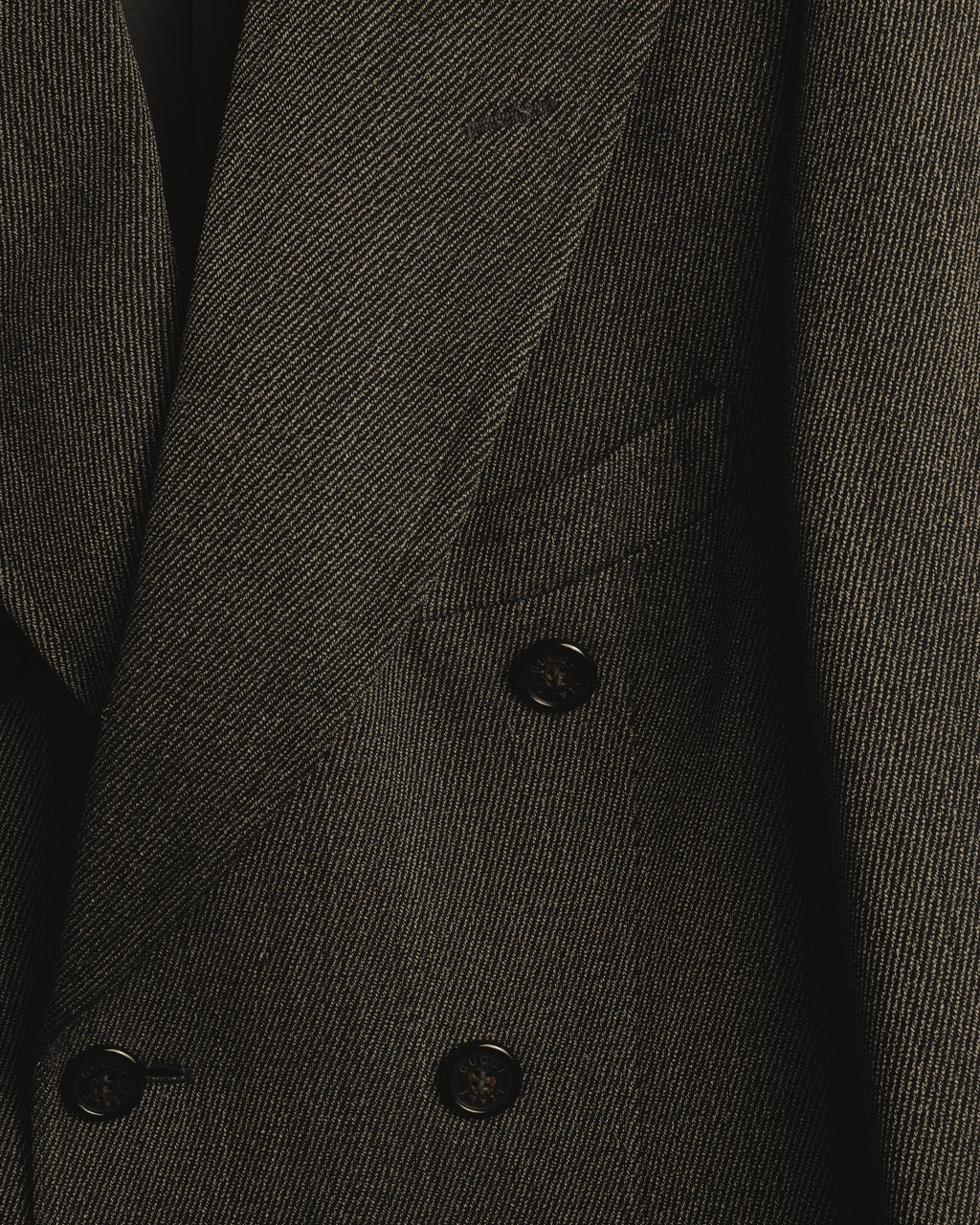 “GUCCI” Late 90’s-early 00’s military double breasted wool coat