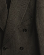 “GUCCI” Late 90’s-early 00’s military double breasted wool coat