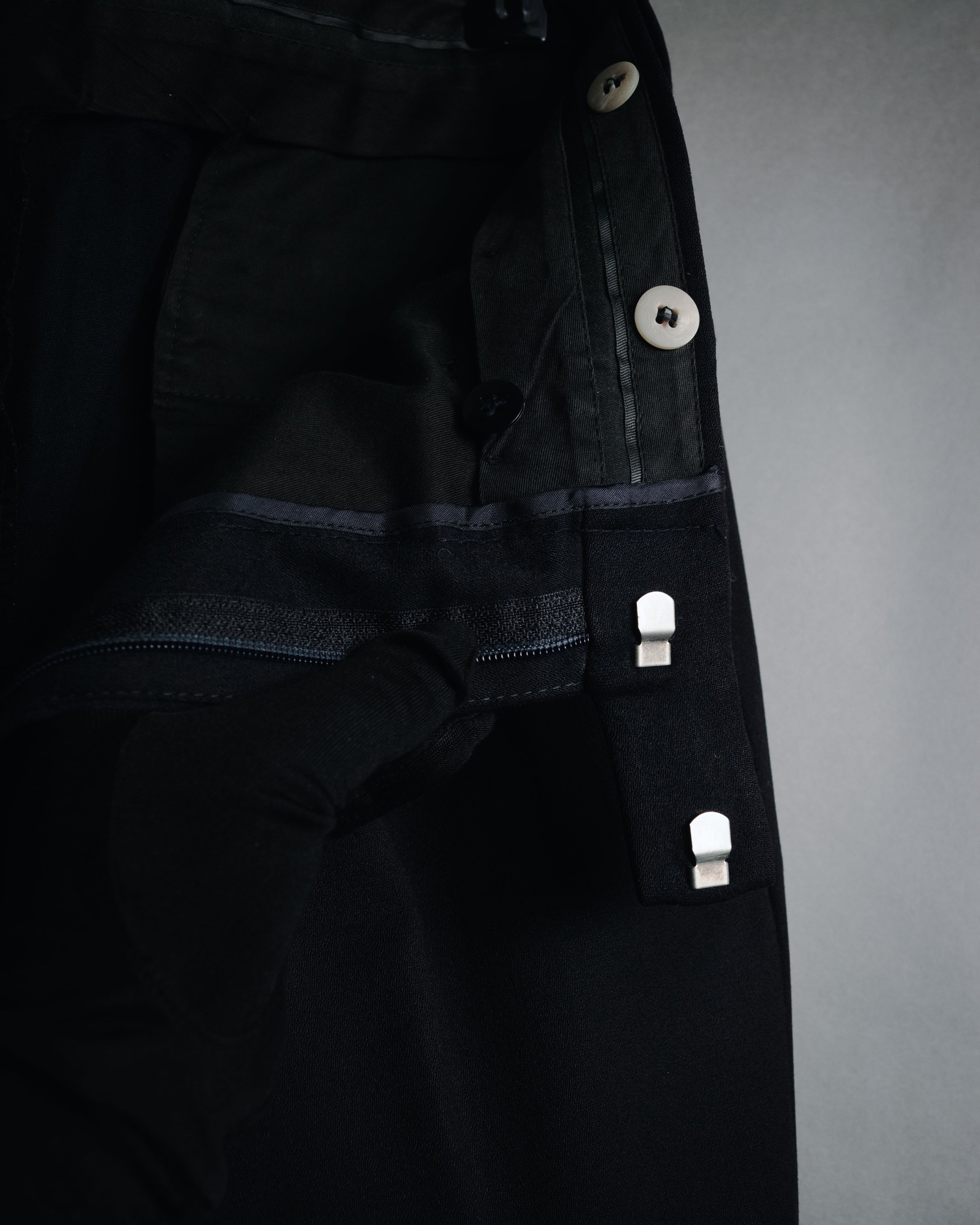 "GUCCI" 90’s-00’s Cashmere blend minimalist three button suit set