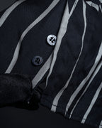 "GUCCI" Handwritten calligraphy pattern silk shirt