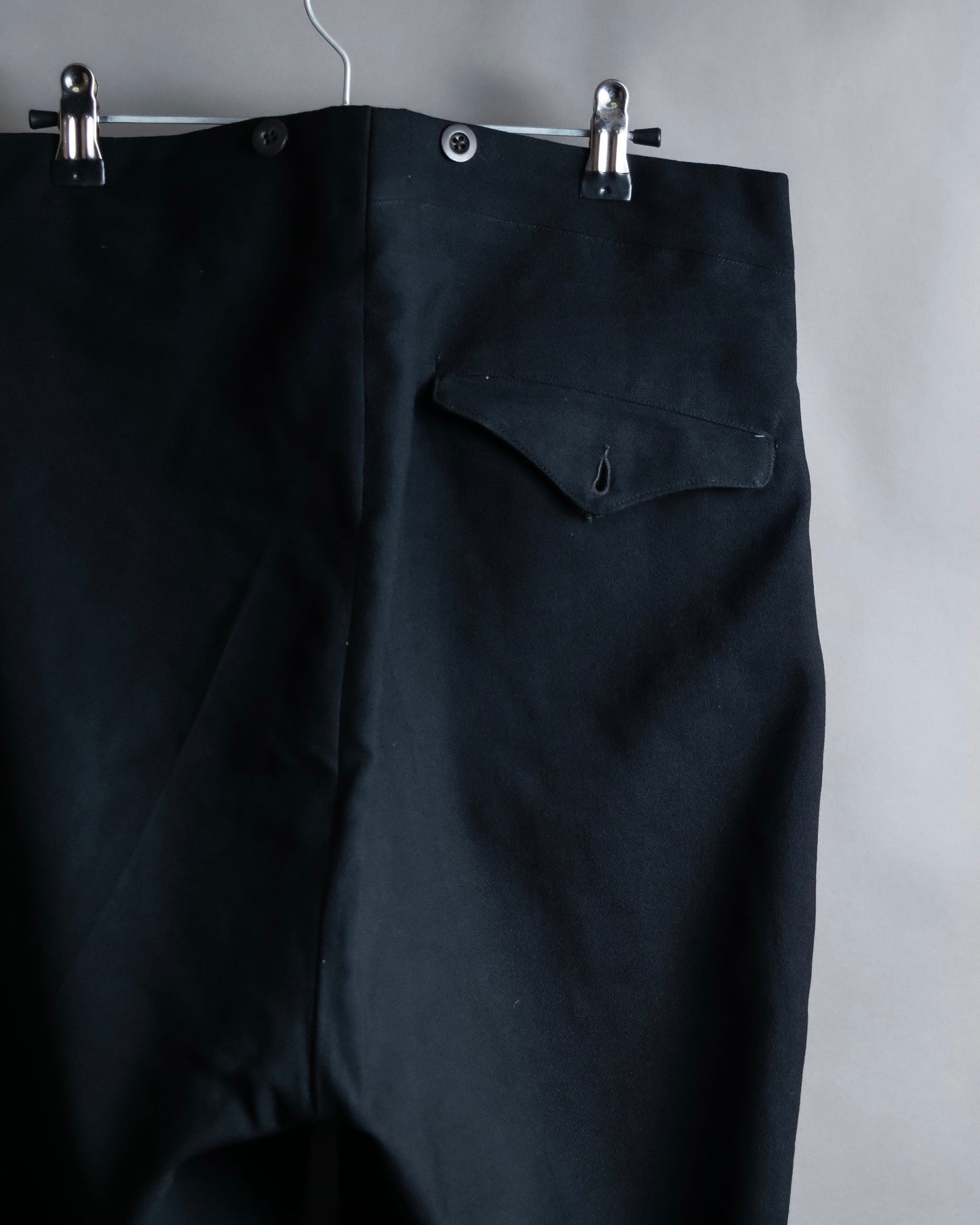 Vintage side line design wide tapered slacks