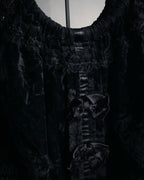 “COMME des GARÇONS” 2005 AW Velvet lace circle handle bag