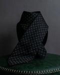 "GUCCI" G motif pattern silk necktie