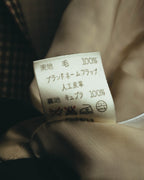 "Christian Dior" 80's-90's Wool check bomber jacket