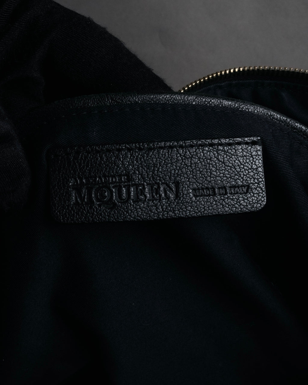 “Alexander McQueen” 2000’s Soft leather zip tote bag