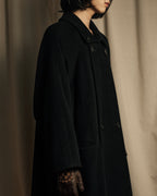 -SPECIAL- "YVES SAINT LAURENT"
80's-90's Raglan sleeves 100% angora stand collar coat