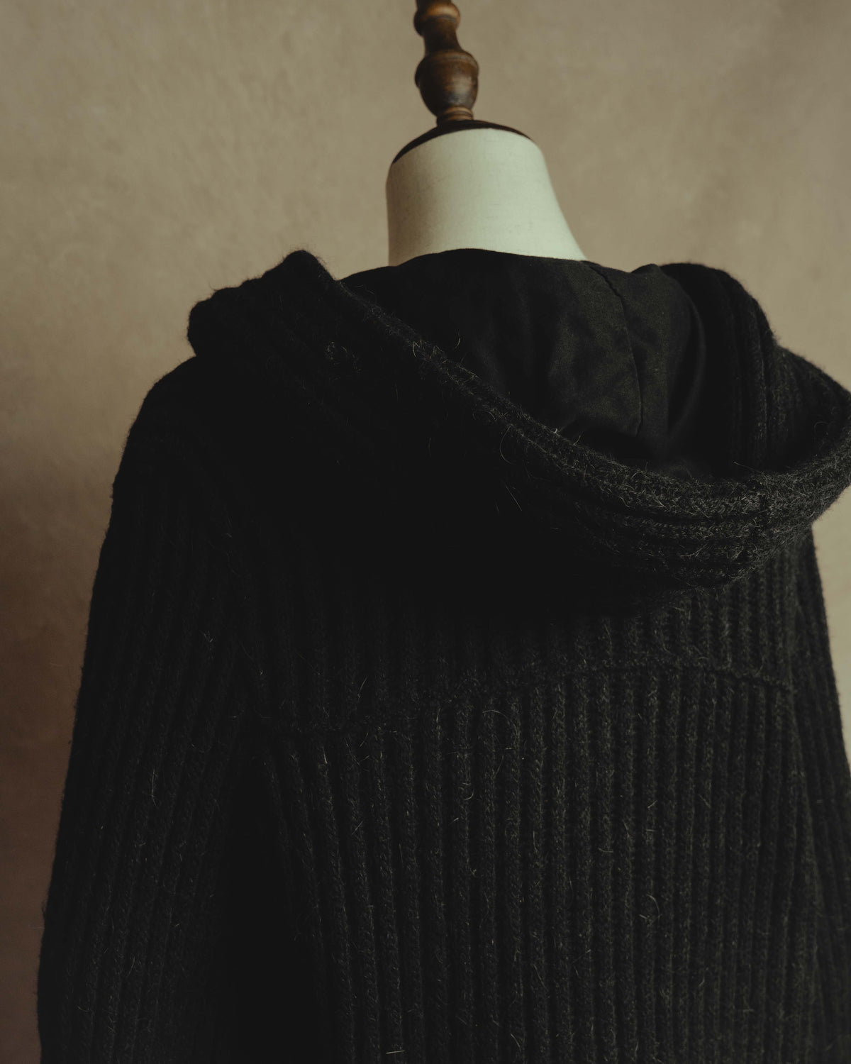 "MM6 Maison Martin Margiela" 00's-10's Alpaca blend hooded knit duffle coat