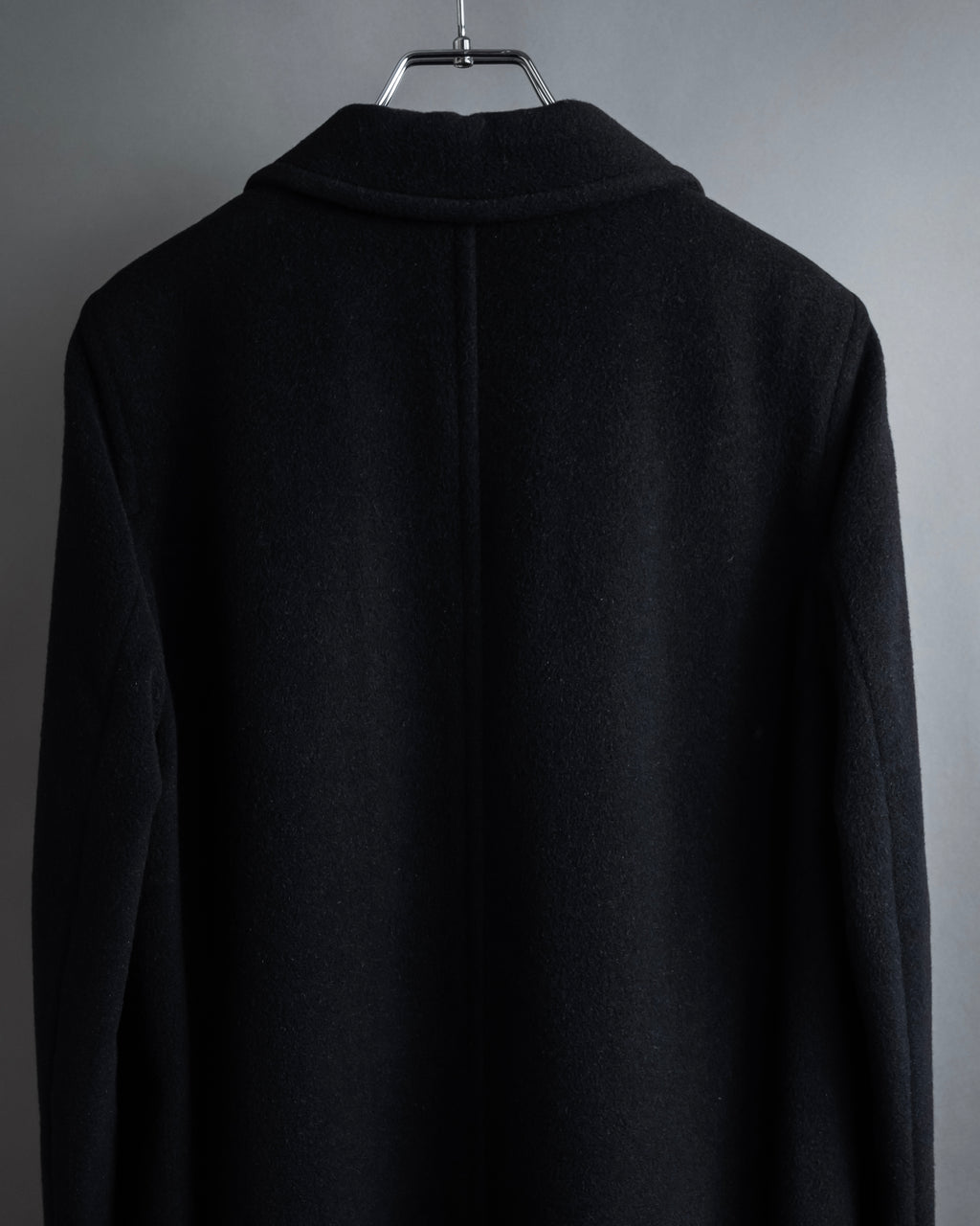 "Max Mara" Silver tag straight line shaped chester coat