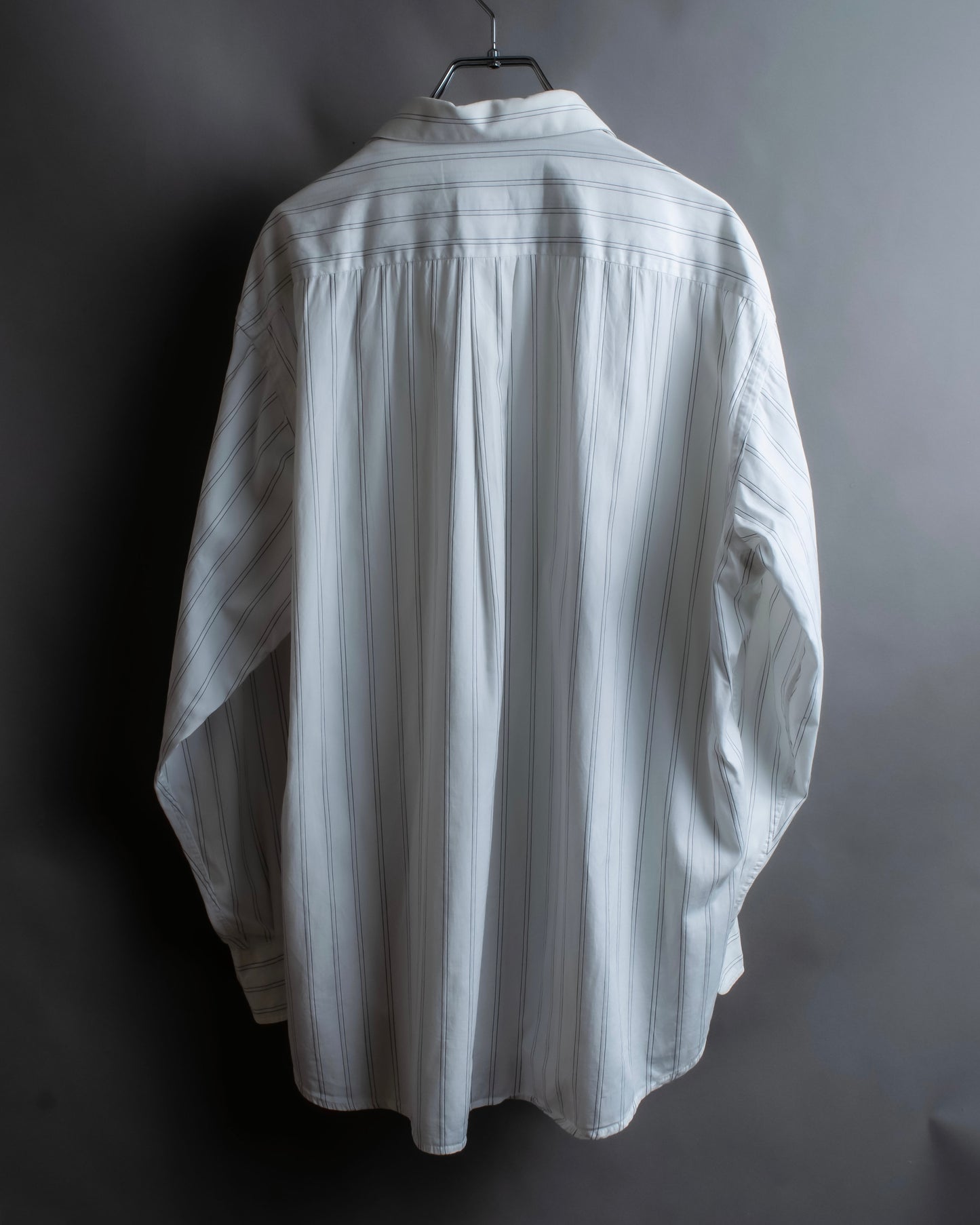 "Christian Dior" Double stripe pattern oversized shirt