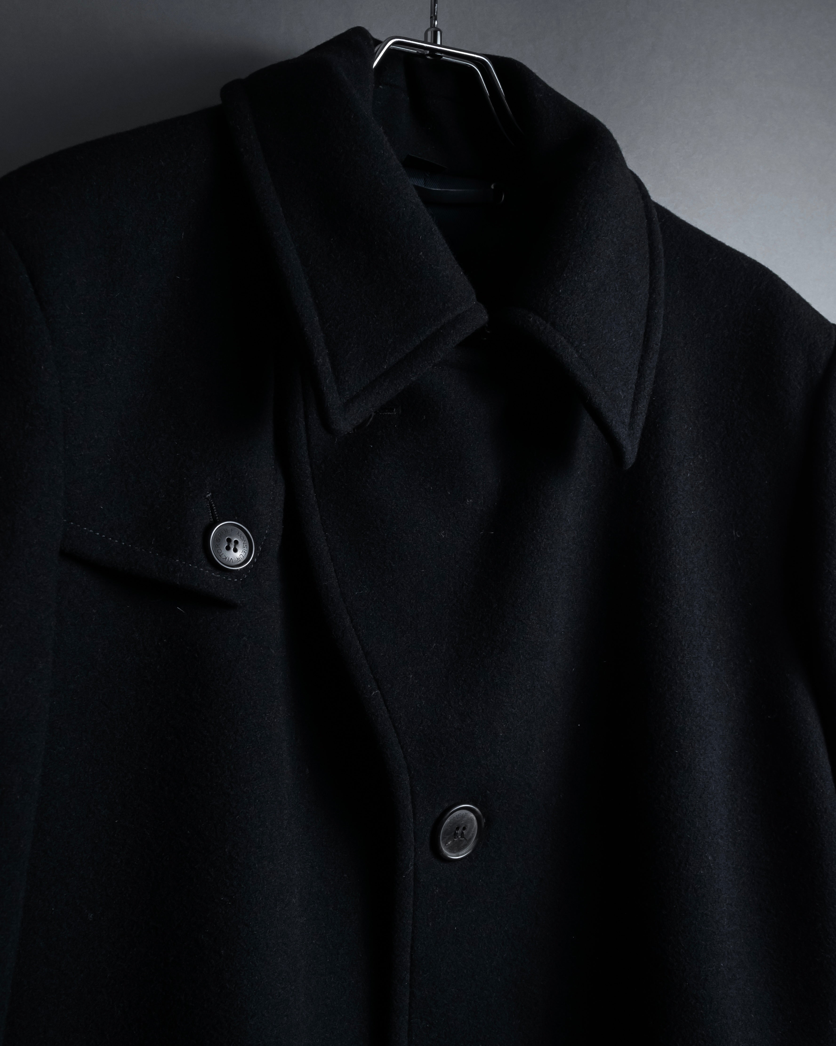 "VIKTOR&ROLF" Sculptural lapel melton coat