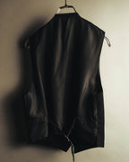 –SPECIAL– "tricot COMME des GARÇONS" 80's Tailored shawl-collar gilet