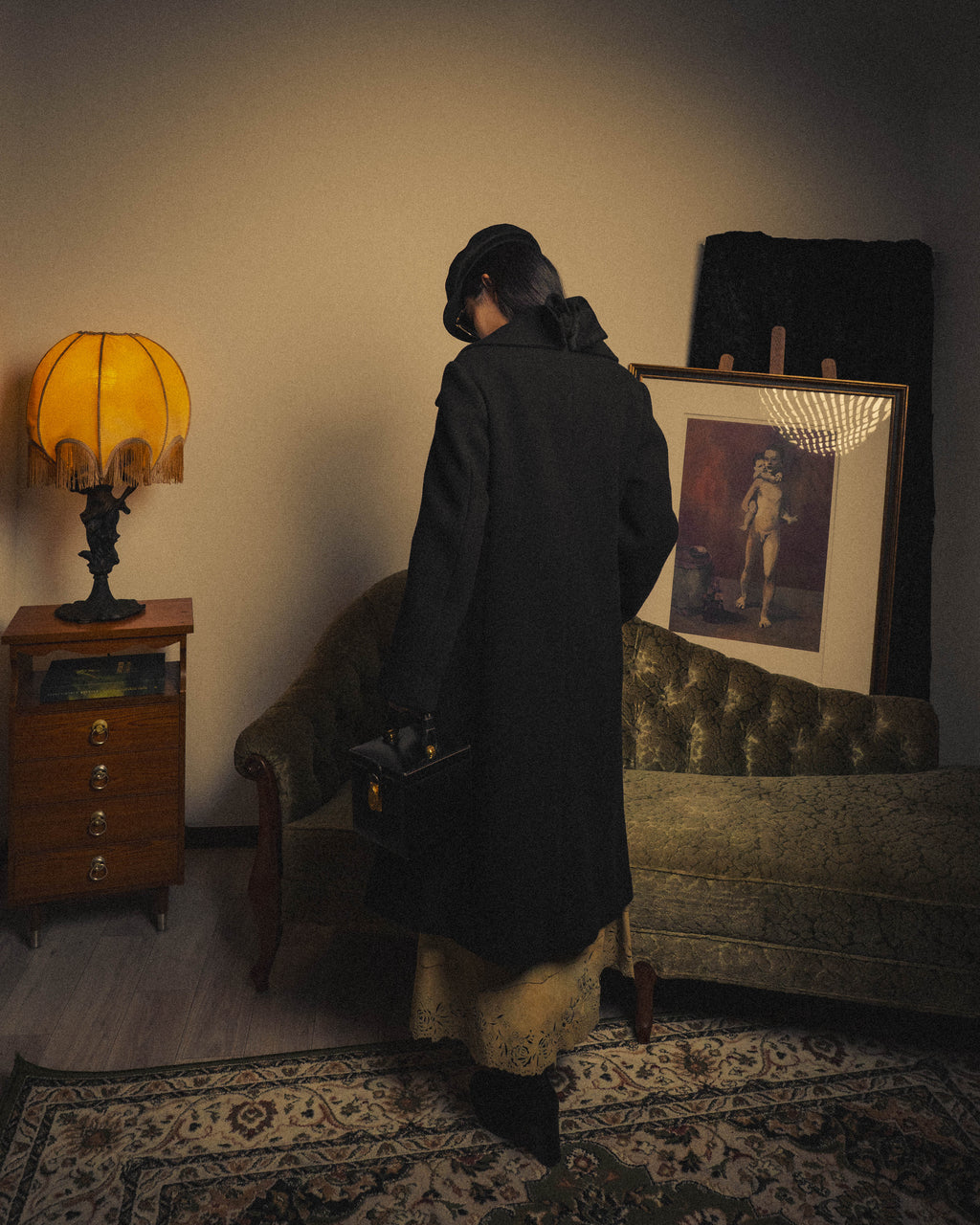 –SPECIAL– “JUNYA WATANABE” 06AW Sculptural twisted-collar wool long coat