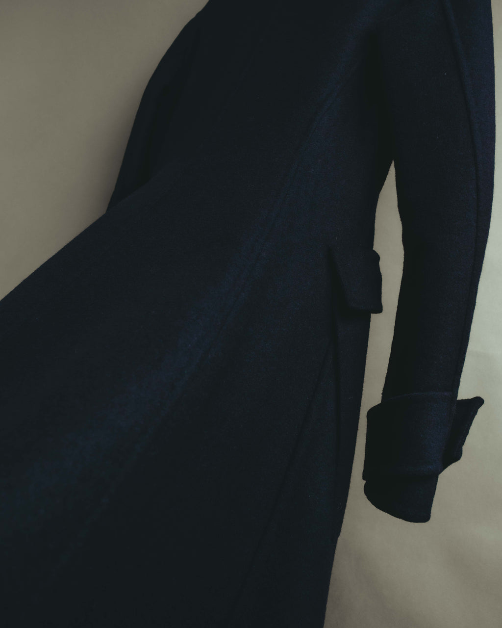 -SPECIAL- “Christian Dior” 2017 AW Navy double breasted A line long coat