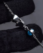 "GUCCI" Heart motif silver necklace