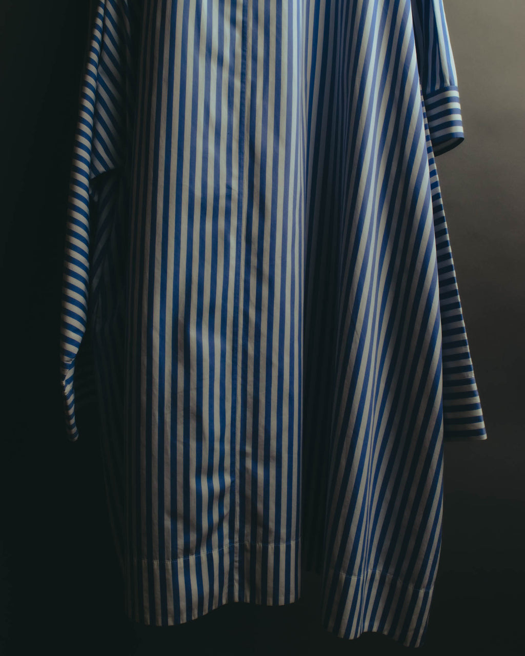 “JIL SANDER” 2018-2023 oversized striped cotton shirt dress