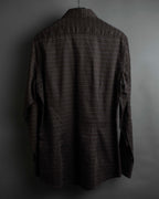 "GUCCI" Horsebit pattern shaped shirt