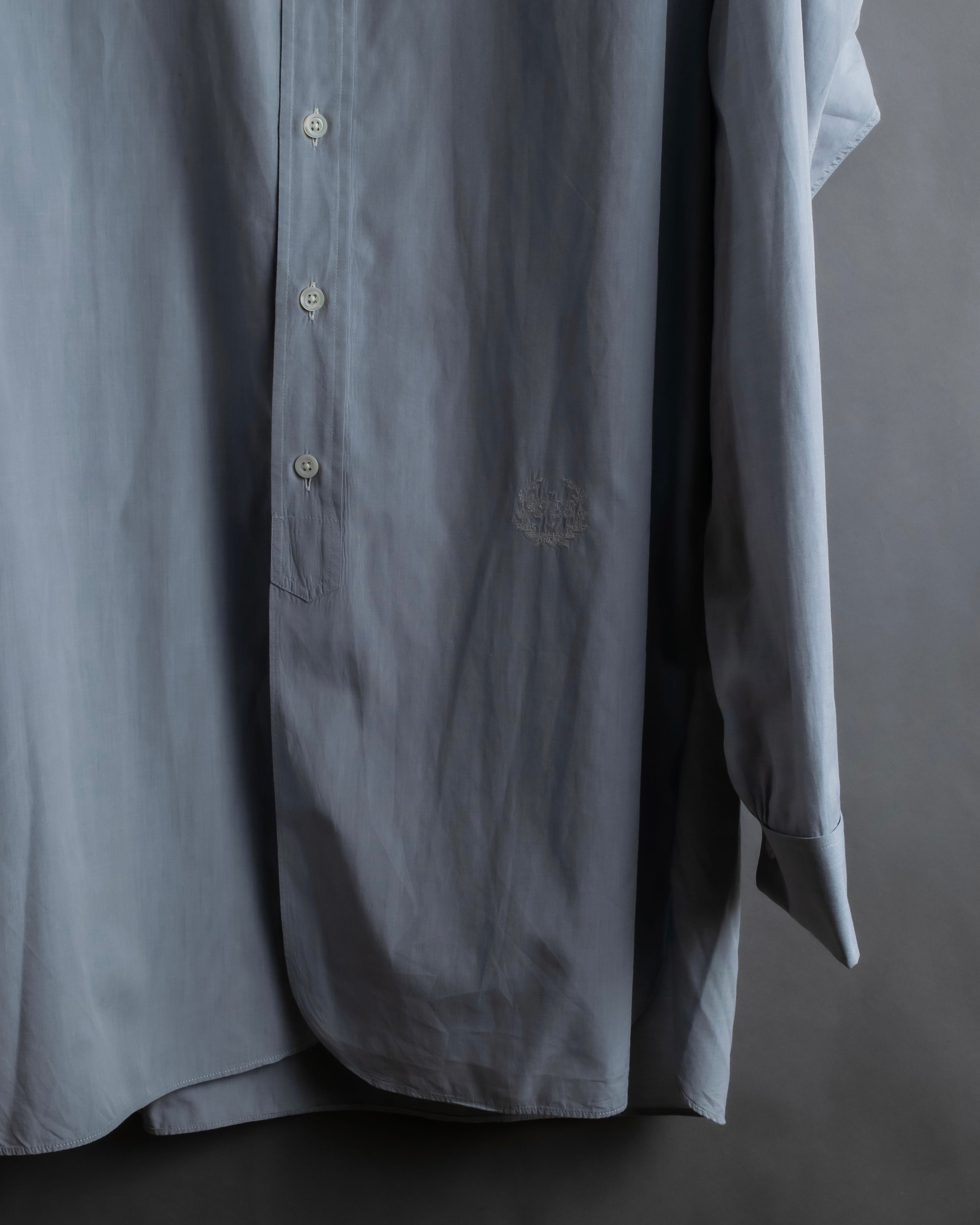 "MAISON MARGIELA" 21SS Long tail design band collar shirt