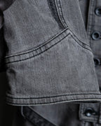 "STELLA McCARTNEY" Multi detail belted denim jacket