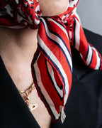 "Christian Dior" Trotter line monogram pattern scarf