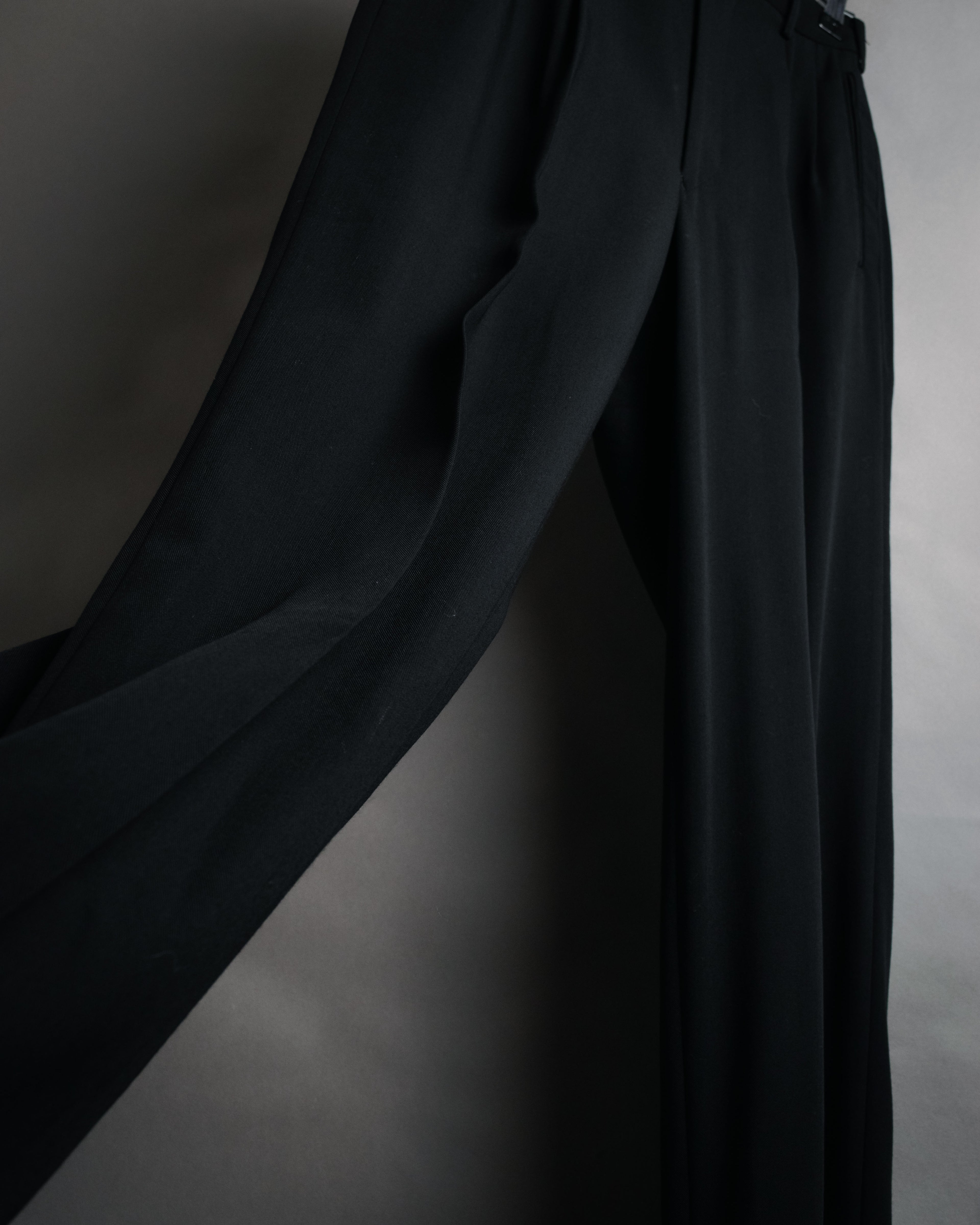 “GAULTIER objet HOMME” 90’s Two tuck wide trousers