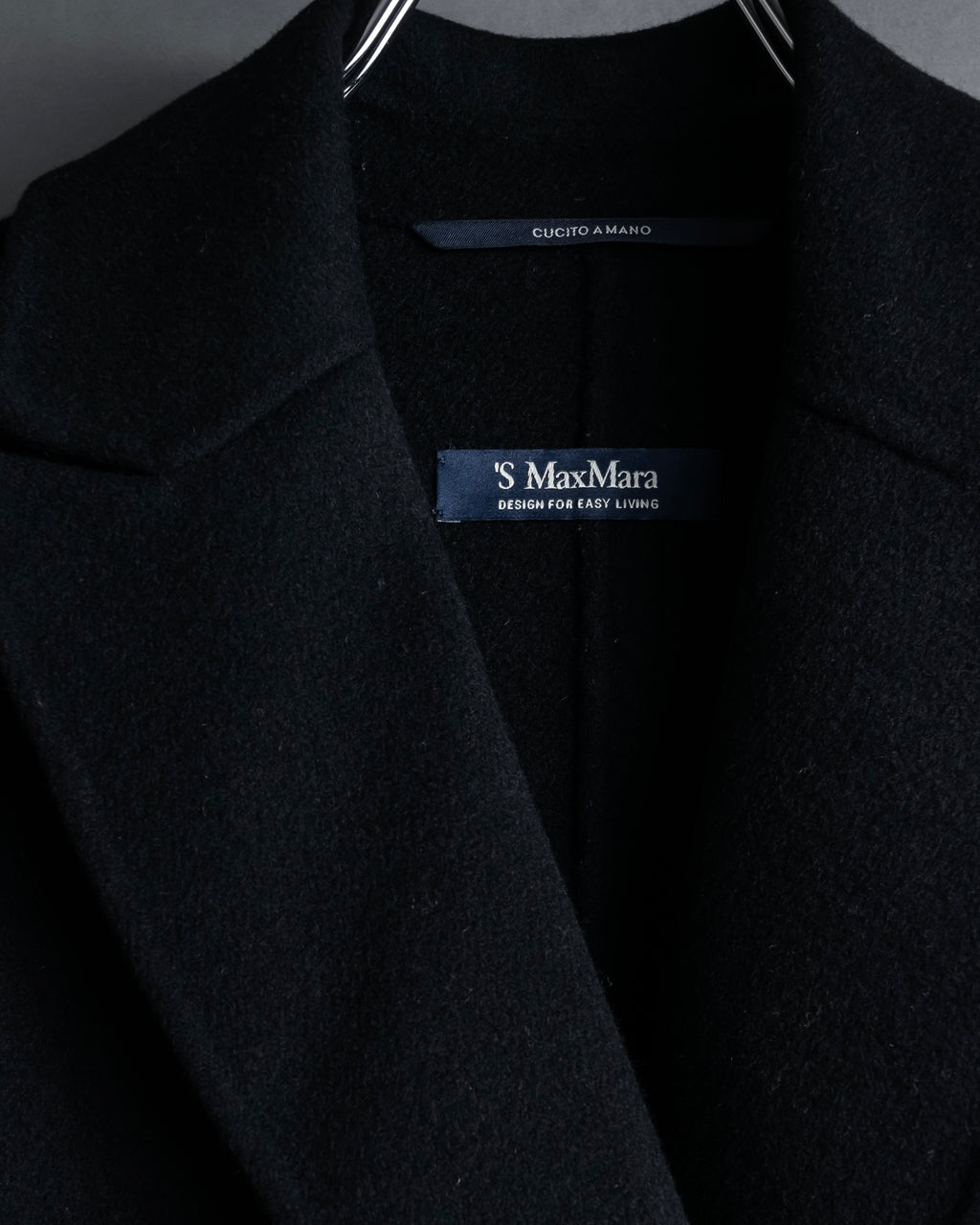 "S Max Mara" 21AW Structured double-breasted long chester coat
