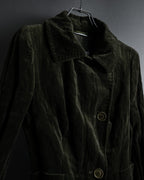 “Max Mara” 90’s-00’s metallic velour jacket