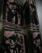 “Jean Paul Gaultier” Printed portrait large scarf