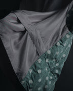 "COMME des GARÇONS HOMME"
Early 90s polka-dot rayon tailored vest