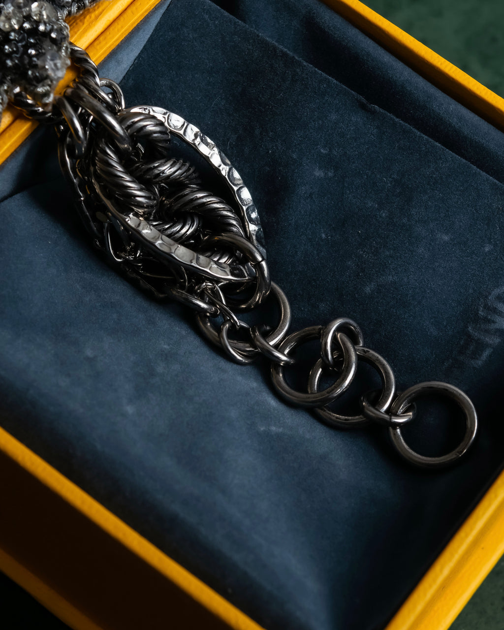 "FENDI" Star motif rhinestone bracele