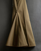 "Y's" 17AW twill woven flare silhouette jump skirt