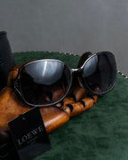 "LOEWE" Anagram logo engraved oval sunglasses