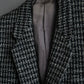 "GIORGIO ARMANI" Twill houndstooth pattern tailored jacket