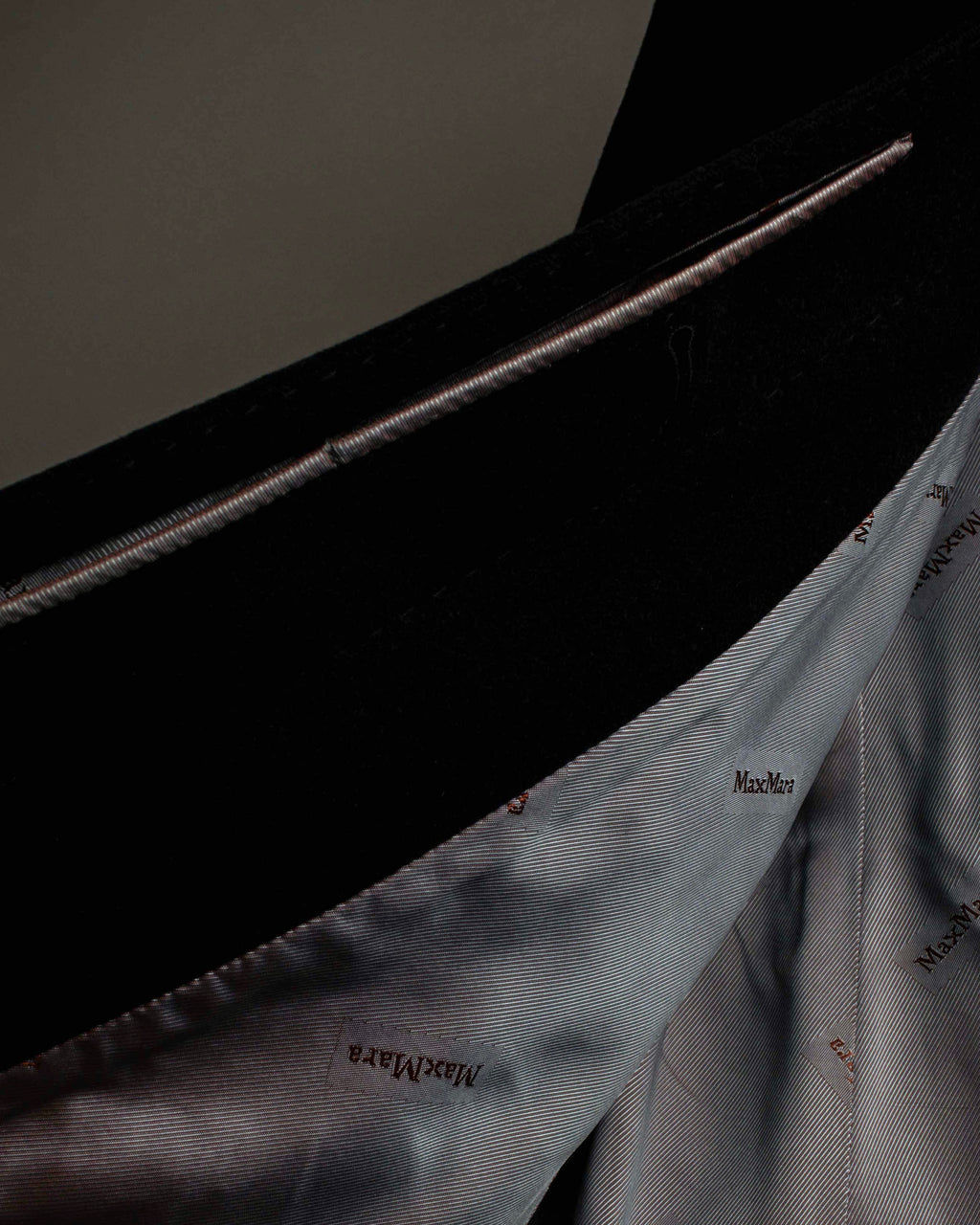 "Max Mara" Stitch design draping chester coat