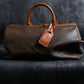 "CELINE" Macadam pattern one handle boston bag