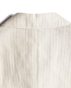 Dolcis/ Linen Blended Oversized Safari Jacket White
