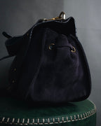 "See By Chloé" 2010s Suede tassel saddle Collins shoulder bag