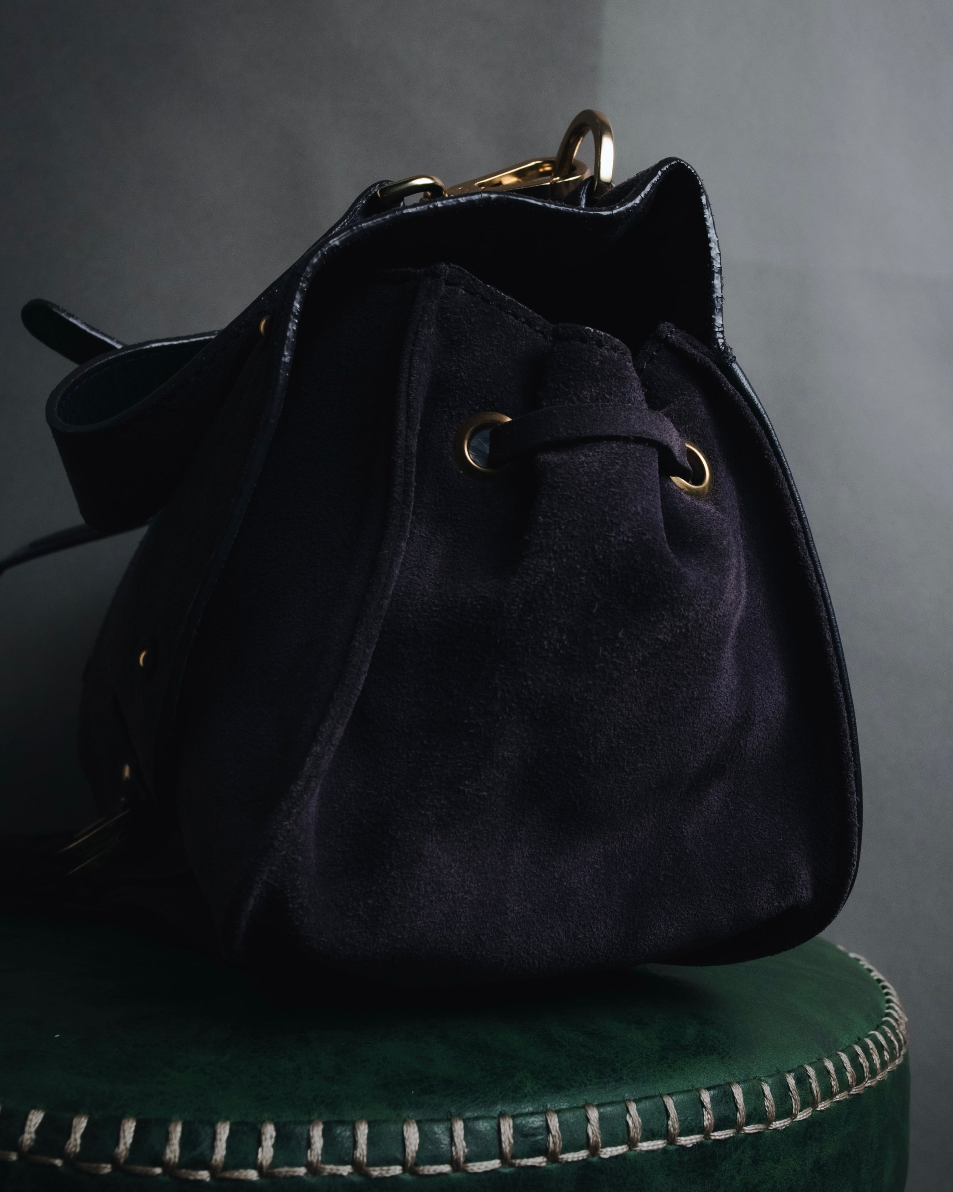 "See By Chloé" 2010s Suede tassel saddle Collins shoulder bag